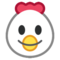 Chicken emoji on HTC